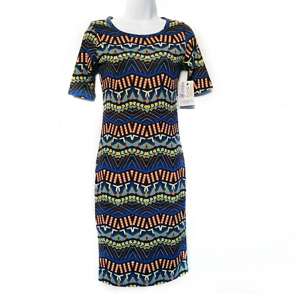 LuLaRoe Julia Dress sz XXS